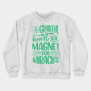 Colection Miracles green Crewneck Sweatshirt